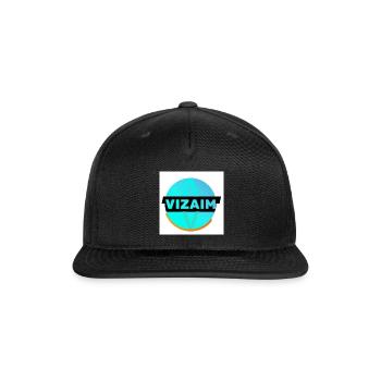Vizaim wear - Snapback Baseball Cap - black - Front
