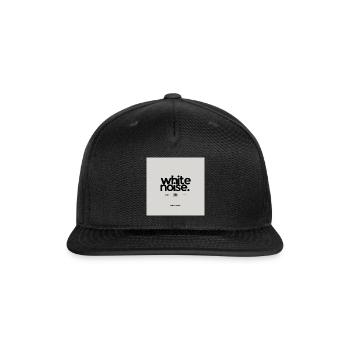 White Noise LA Logo Tee - Snapback Baseball Cap - black - Front