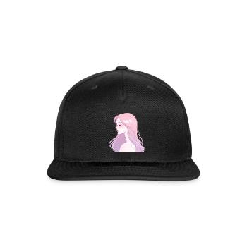 Cyber Panther Alpha – Futuristic Neon Tech Art - Snapback Baseball Cap - black - Front