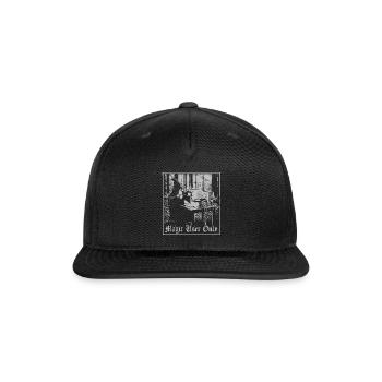 Magic User Only – Retro Wizard Computer Meme - Snapback Baseball Cap - black - Front