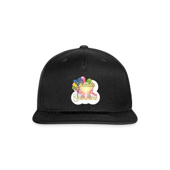 Create Your Sunshine - Snapback Baseball Cap - black - Front