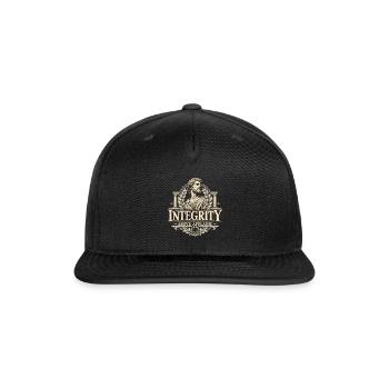 Integrity Above Applause - Snapback Baseball Cap - black - Front