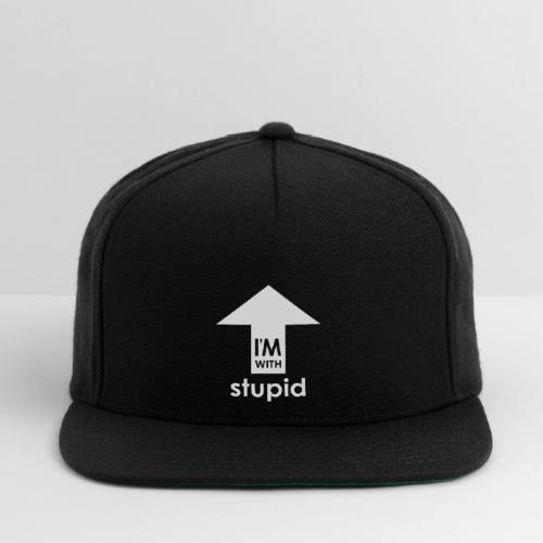 I'm With Stupid - Snapback Baseball Cap