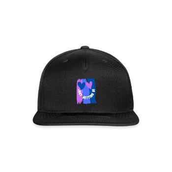 Just Getting Bi - Snapback Baseball Cap - black - Front