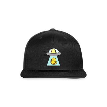 UFO - Duckie and Duck - Snapback Baseball Cap - black - Front