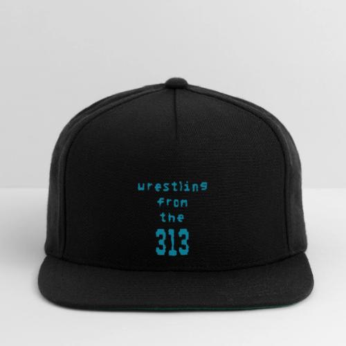 Wrestling from the 313 (Teal) - Snapback Baseball Cap