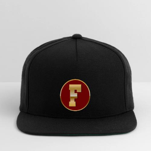 Letter F – Capital Varsity Alphabet Monogram - Snapback Baseball Cap