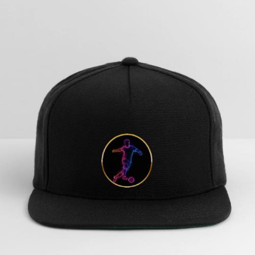 Neon Soccer Flow - Snapback Baseball Cap
