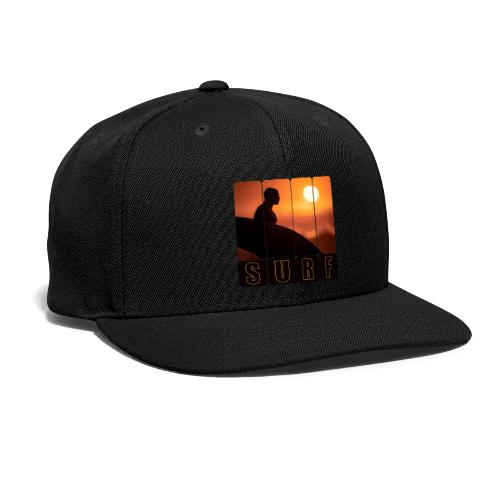 Surfing: Sunset Surf Panels - Snapback Baseball Cap