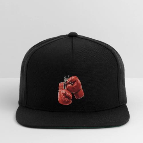 Boxing: Hanging Gloves Icon - Snapback Baseball Cap