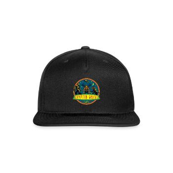 Cryptid Quest - Snapback Baseball Cap - black - Front