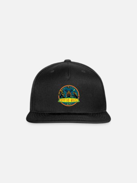 Cryptid Quest - Snapback Baseball Cap - black