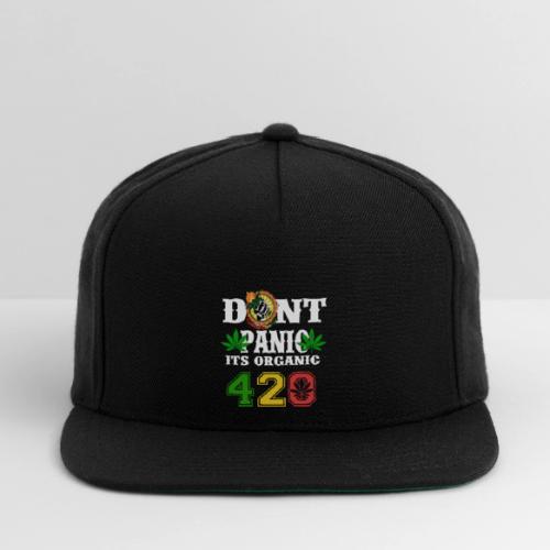 Joking 420 Organic Smoke Weed Marijuana Design - Snapback Baseball Cap