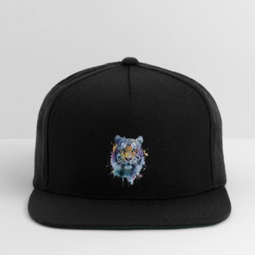 Splash-Art Tiger Face - Snapback Baseball Cap