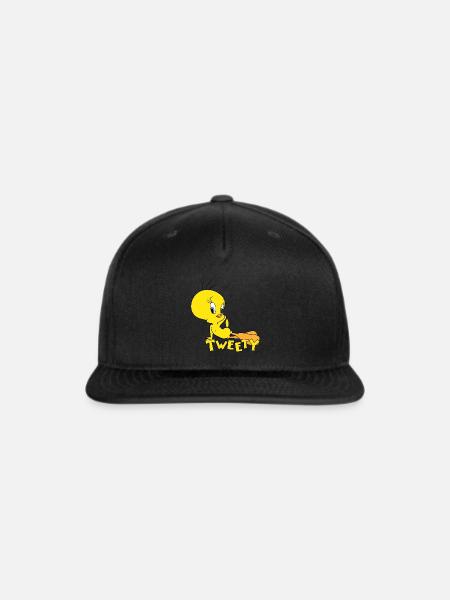 Looney Tunes Tweety Bird Pose - Snapback Baseball Cap - black
