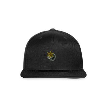 Yellow Star - Snapback Baseball Cap - black - Front
