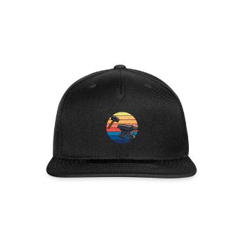 Blacksmith Vintage Blacksmithing Goldsmith Craft - Snapback Baseball Cap - black - Front
