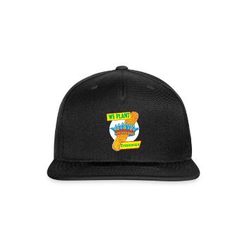 EVERGREEN SEEDS - Snapback Baseball Cap - black - Front
