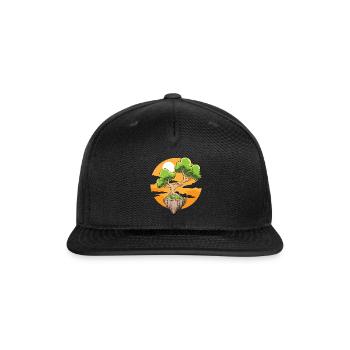 Bonsai - Snapback Baseball Cap - black - Front