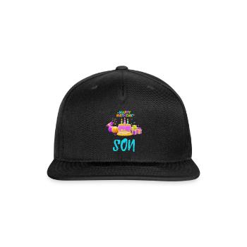 FAMILY - SON - Snapback Baseball Cap - black - Front