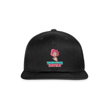 Trans Lives Matter - Snapback Baseball Cap - black - Front