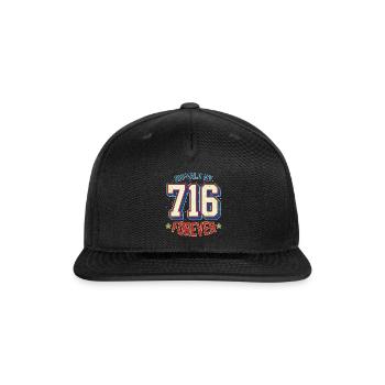Buffalo 716 Forever Vintage - Snapback Baseball Cap - black - Front