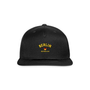 Berlin Deutschland Berlin Germany - Snapback Baseball Cap - black - Front