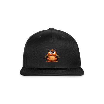 Yogi owl - Snapback Baseball Cap - black - Front