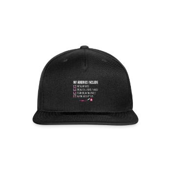 Nailist Technician Funny Saying Nail Tech Art Arti - Snapback Baseball Cap - black - Front