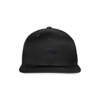 Beach Cause Down the Shore Everythings Alright - Snapback Baseball Cap - black - Front