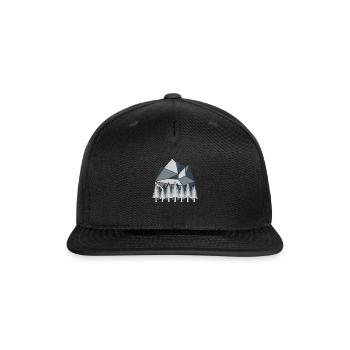 Nature - Snapback Baseball Cap - black - Front