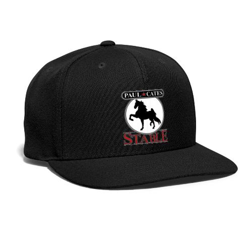 Paul Cates Stable logo dark - Snapback Baseball Cap