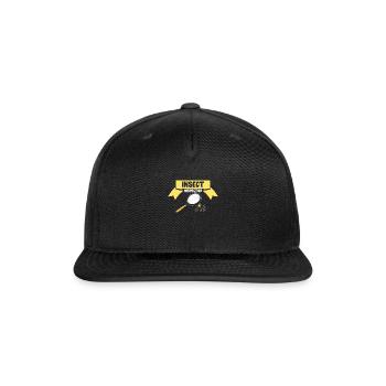 Insects Bug Inspector Entomologist Nature Bug - Snapback Baseball Cap - black - Front