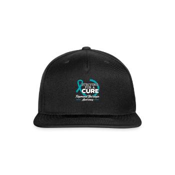 Striving For A Cure Trigeminal Neuralgia Awareness - Snapback Baseball Cap - black - Front