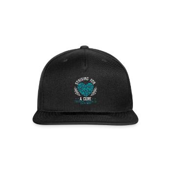 Striving For A Cure Trigeminal Neuralgia Awareness - Snapback Baseball Cap - black - Front