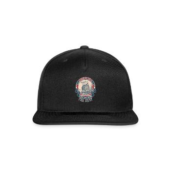 Josie's on a vacation far away vintage - Snapback Baseball Cap - black - Front