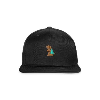 I Love Mom Tattoo Vizsla - Snapback Baseball Cap - black - Front