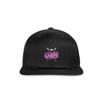 Nordic Walking Trekking Jogging Running - Snapback Baseball Cap - black - Front
