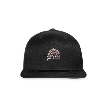 Paramedic Rainbow Funny Paramedic EMS Week Gifts - Snapback Baseball Cap - black - Front