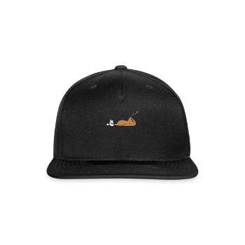 Goldendoodle Sake Drunk - Snapback Baseball Cap - black - Front