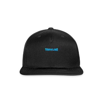 traveling - Snapback Baseball Cap - black - Front