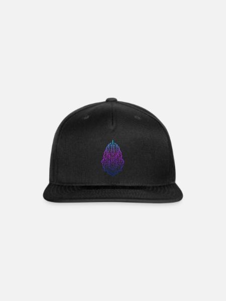 Funny Unicorn - Snapback Baseball Cap - black