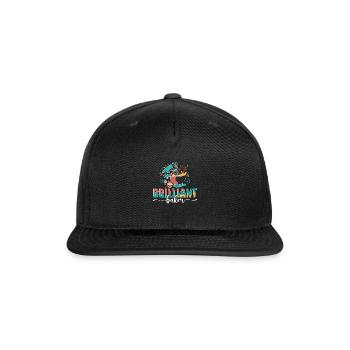 Baker Brilliant Cupcake Baking Bakery Chef Cake - Snapback Baseball Cap - black - Front