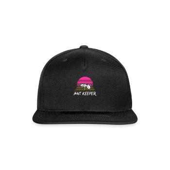 Ant Keeper Ant Whisperer Ant Lover Insect - Snapback Baseball Cap - black - Front