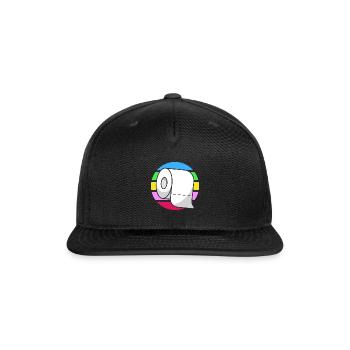 Toilet Paper - Snapback Baseball Cap - black - Front