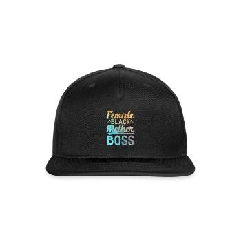Female Women's Rights Female - Snapback Baseball Cap - black - Front