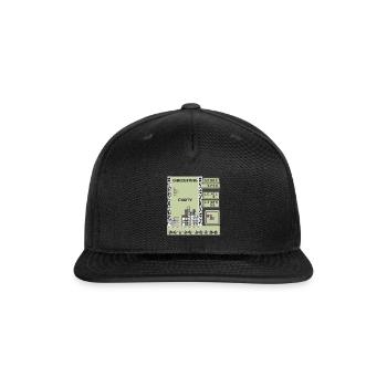 Ugly christmas party - Snapback Baseball Cap - black - Front