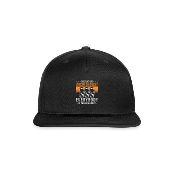 Archaeology I'm That Hot Prehistoric Archaeologist - Snapback Baseball Cap - black - Front