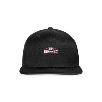 Anti-racism, Against Racism, For Human Rights Punk - Snapback Baseball Cap - black - Front