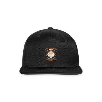 On the chessboard, lies and hypocrisy do not - Snapback Baseball Cap - black - Front